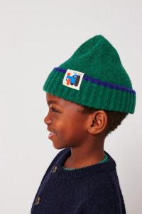 Детская шапка из шерстяной смеси Doggy Mate Bobo Choses, зеленый