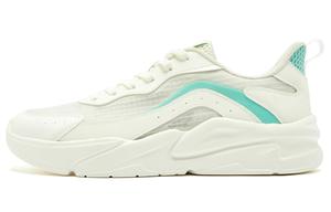 QIAODAN Нескользящие, износостойкие, влагоотводящие низкие повседневные туфли, мужские, бежево-зеленого цвета