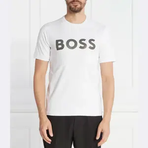 Футболка приталенного кроя 8 Boss, белый