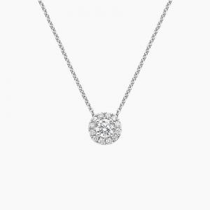 Подвеска Halo с выращенными в лаборатории бриллиантами Brilliant Earth