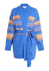 Вязаный кардиган IZIA, синий