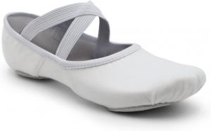 Мужские балетные туфли Capezio Romeo из канвы, белый