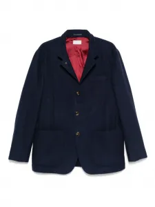 Однобортный пиджак Brunello Cucinelli, синий