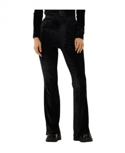 Бархатные расклешенные брюки с зеброй Colourful Rebel, синий