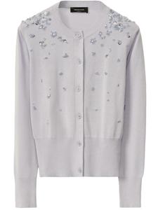 Кардиган с пайетками Fabiana Filippi, фиолетовый