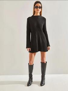 Вязаное платье Bianco Lucci, черный