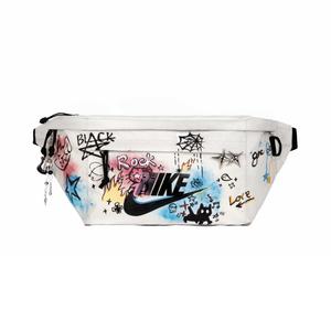 Средняя поясная сумка из полиэстера унисекс серый Nike, Black Cat Band