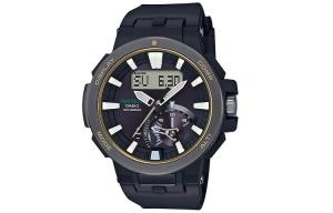 CASIO Часы Men PRO TREK Black Watch PRW-7000-1B, Yellow Black Watch Dial