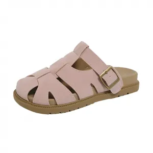 MADALLO Закрытые тапочки женские розовые, цвет Pink