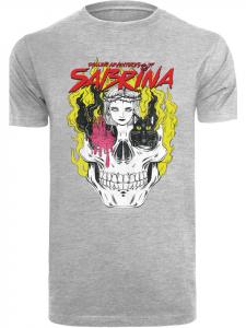 Футболка F4NT4STIC Chilling Adventures of Sabrina Boys Skull, пестрый серый