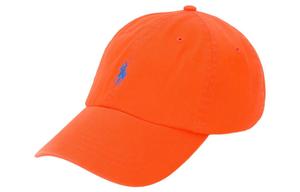 Polo Ralph Lauren Бейсболка с вышивкой пони и изогнутым козырьком, Sailing Orange Orange
