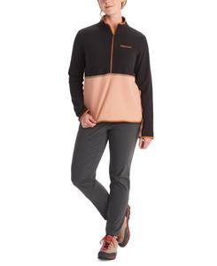 Женская футболка Rocklin с половинной молнией Marmot, Steel Onyx