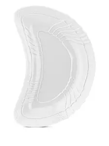 Текстурированная тарелка для салата (16,5 см x 23 см) Ginori 1735, белый