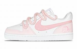 Кроссовки для скейтбординга Court Borough Low Top для подростков Nike, розовый