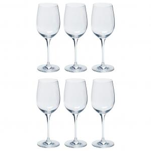 LEONARDO 061447 Ciao+ 061447 Бокал для белого вина XL, стекло, 380 мл, В 21,5 см, прозрачный (6 шт. в упаковке)