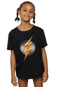 Хлопковая футболка с эмблемой «Лиги справедливости» из фильма «Флэш» DC Comics, черный
