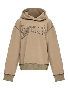 Худи с вышитой надписью MM6 Maison Margiela, нейтральный