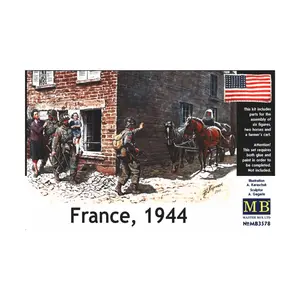 Франция, 1944 год., WWII Models - United States (1:35) (Master Box)