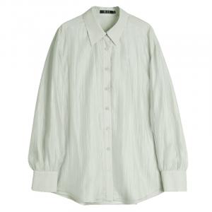 Рубашка женская Lapel Moderate ELLE, серый зеленый