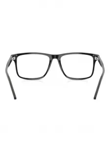 Очки с прямоугольной оправой и фирменным логотипом Emporio Armani, черный