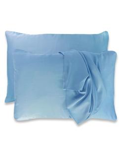 Роскошный комплект постельного белья из вискозы и бамбука, 4 предмета, размер Twin XL BedVoyage, Bright blue