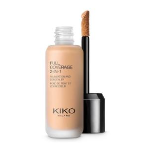 KIKO Milano, Full Coverage 2-In-1 Foundation & Concealer тональная основа и консилер с полным покрытием 2 в 1, WB60 Warm Beige, 25 мл