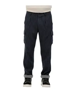 Полосатые брюки-карго Mason'S, синий