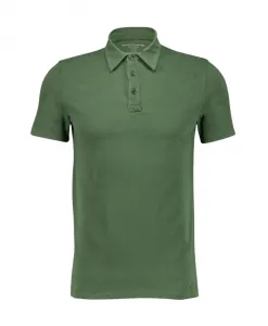 Зеленая хлопковая рубашка поло Majestic Filatures, зеленый