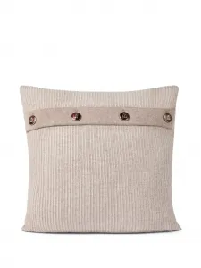 Подушка в рубчик, 40х40 см, Brunello Cucinelli, нейтральные цвета