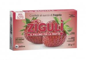 Ziguli Strawberry Blister 36 мультивитаминных шариков Zigulì