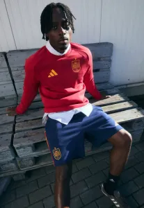 Испания fef dna короткие шорты национальной сборной Adidas Performance, Dark Blue