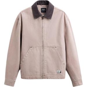 Куртка мужская светло-коричнево-желтая Zara, светло-желтый