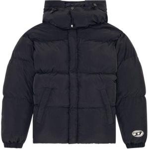 DIESEL Пуховик мужской черный