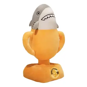 Плюшевая кукла творческая корова акула 40 см высота FGHGF