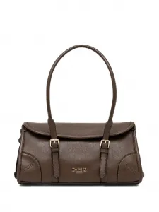 Сумка-тоут с логотипом Twinset, коричневый