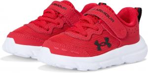 Кроссовки Under Armour Kids Assert 10 Alternate Closure Sneakers, цвет Red/Blue Atlantis/Black