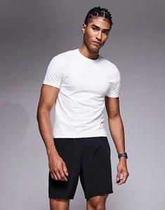 4505 Детская футболка из хлопка с быстросохнущей отделкой, белого цвета, с усадкой