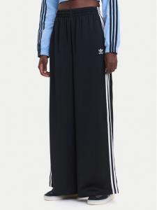 Спортивные брюки wide leg adicolor Satin IU2520 Adidas, черный