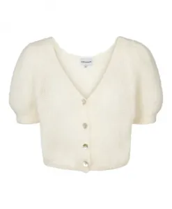 Белый кардиган с V-образным вырезом Americandreams, белый