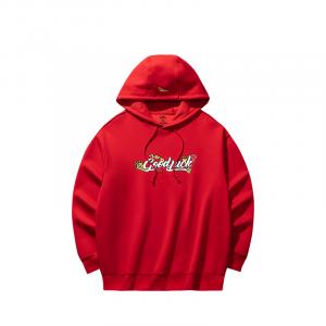 ANTA Толстовка Sports Life Collection мужская насыщенный красный