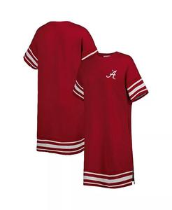 Женское платье-футболка с каскадом Crimson Alabama Crimson Tide Touch