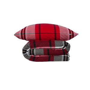 SCHIESSER Комплект постельного белья Borro - Тонкая фланель - 2 предмета - 155 x 220 см - Красный