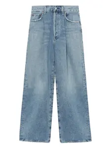 Джинсы Franka со складками AGOLDE, синий