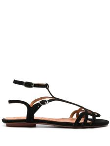 Замшевые босоножки с ремешками Chie Mihara, черный