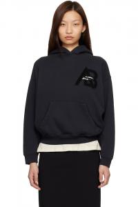 Anine Bing Черная толстовка Jaci Letterman