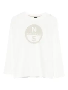 Футболка с логотипом North Sails Kids, белый