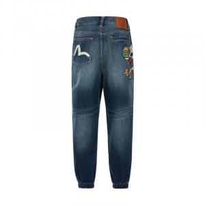 Джинсы мужские деним синие Evisu, синий