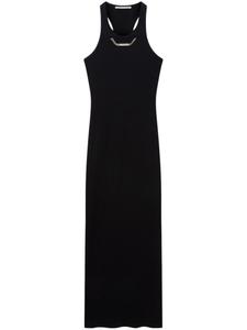 Платье-майка с цепочкой Stella McCartney, черный