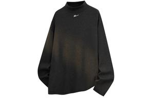 Футболка Unisex Stand Collar Moderate Straight Fit WARRIOR, черный серый[free diy brand merch]