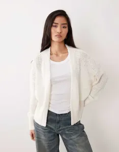 Кремовый кардиган с короткими краями ASOS DESIGN